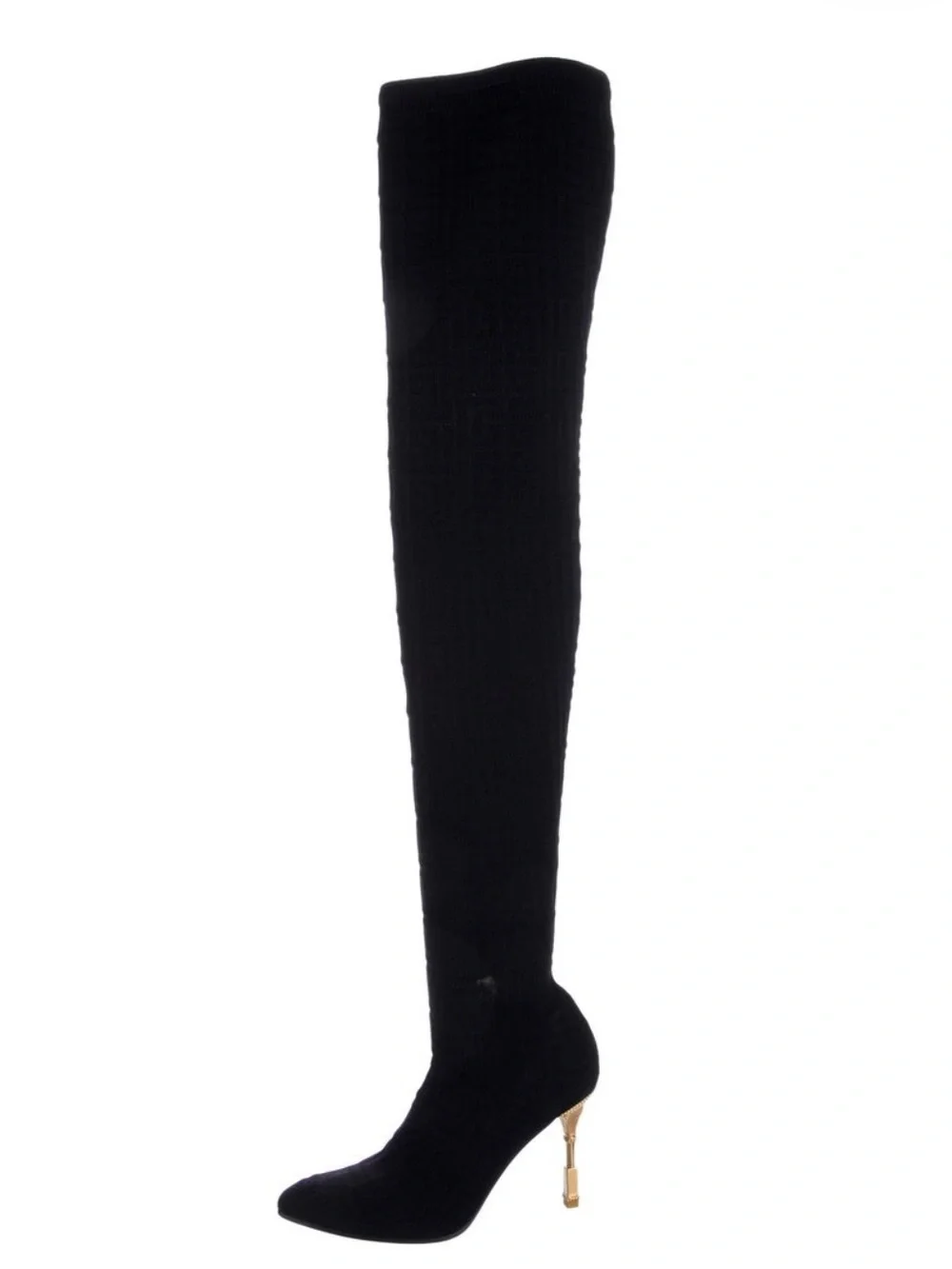 Balmain sock thigh high boots